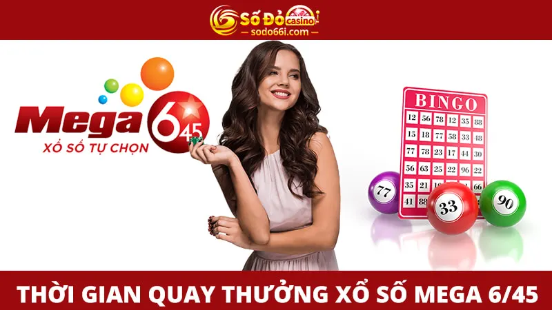 Thời gian quay thưởng xổ số MEGA 6/45